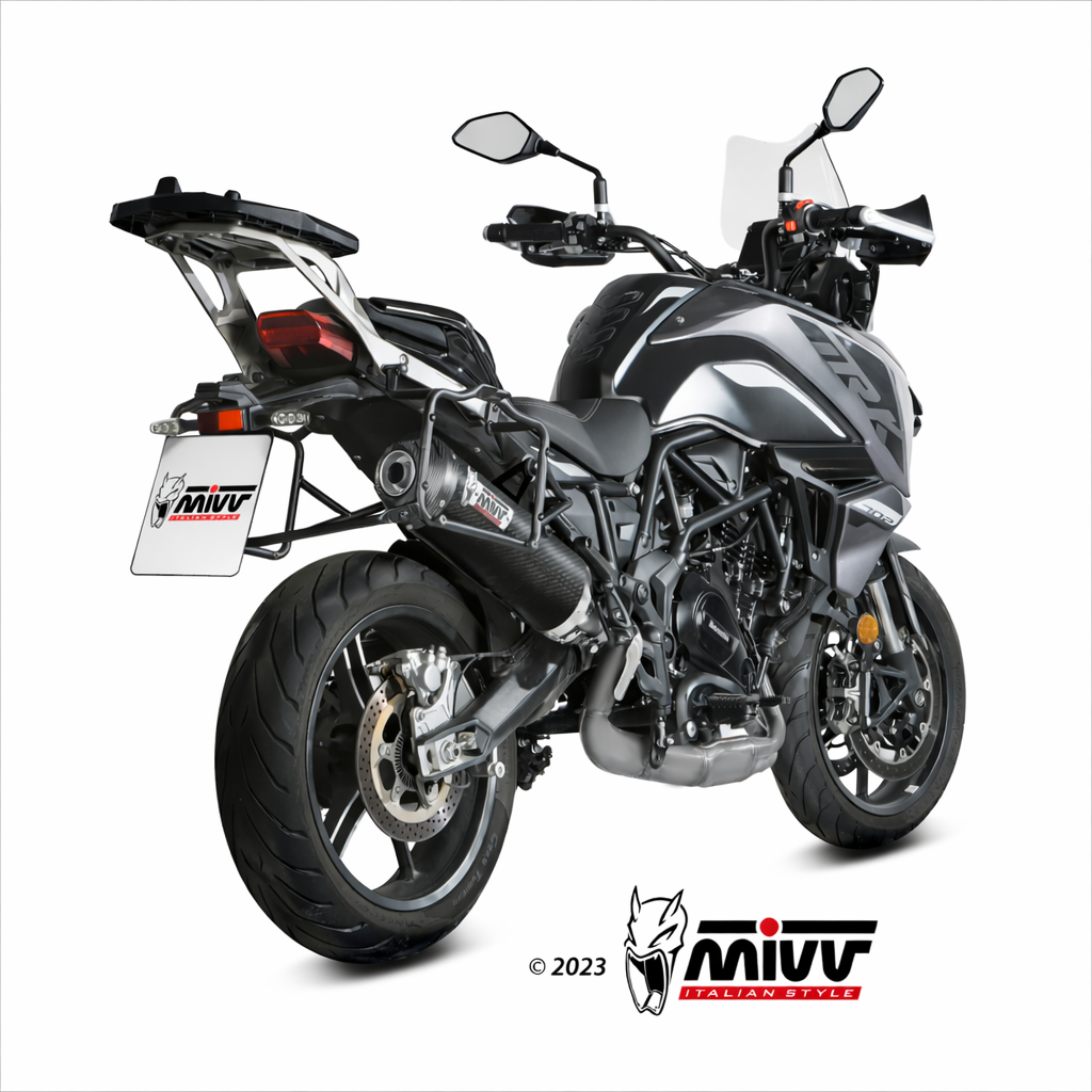 Benelli TRK 705X (2023–2026) – MIVV OVAL – tłumik z homologacją