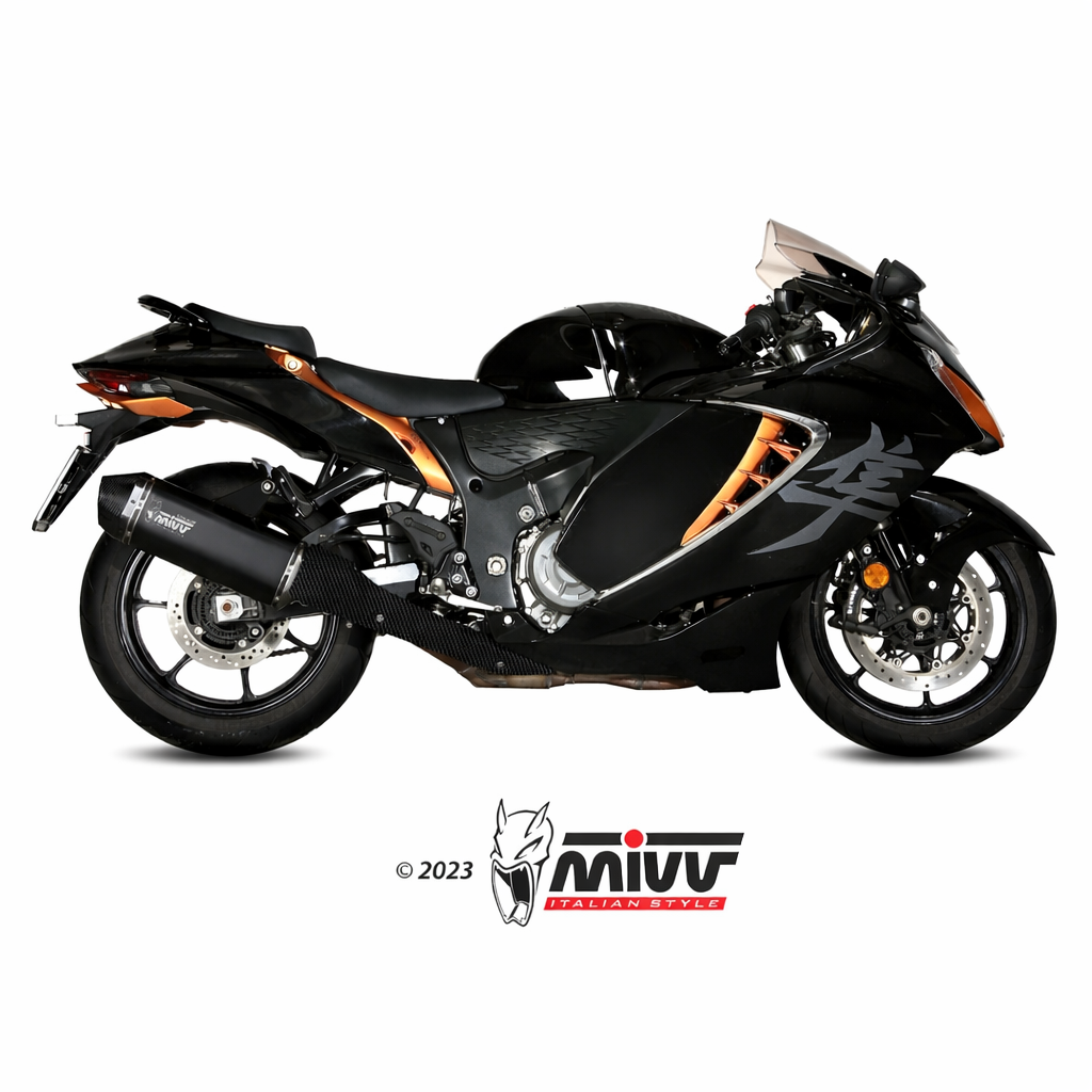 Suzuki GSX-R 1300 Hayabusa (2021–2026) – MIVV SPEED EDGE TITANIO NERO – tłumik z homologacją - obrazek 2