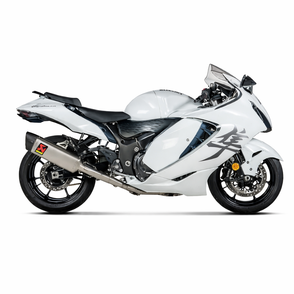 Suzuki GSX-R 1300 Hayabusa (2021–2026) – AKRAPOVIČ Racing Line – kompletny układ wydechowy bez homologacji
