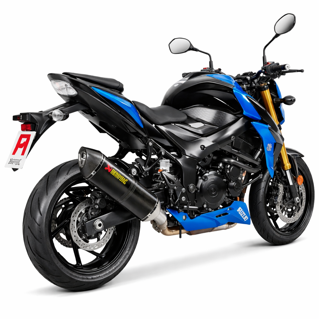 Suzuki GSX-S 750 (2017–2023) Akrapovič Line Carbon – tłumik z homologacją