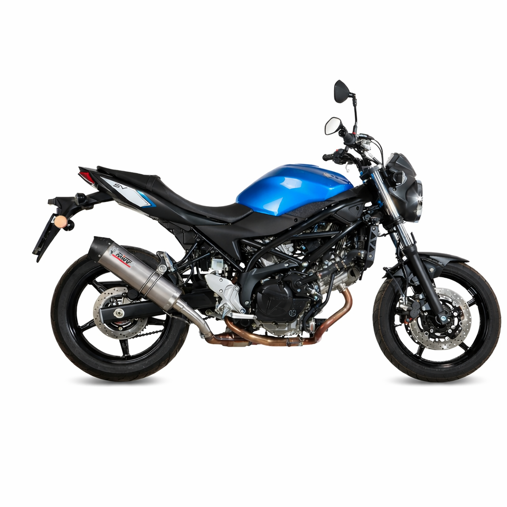 Suzuki SV 650 (2016–2024) MIVV OVAL Titanium – tłumik z homologacją - obrazek 2