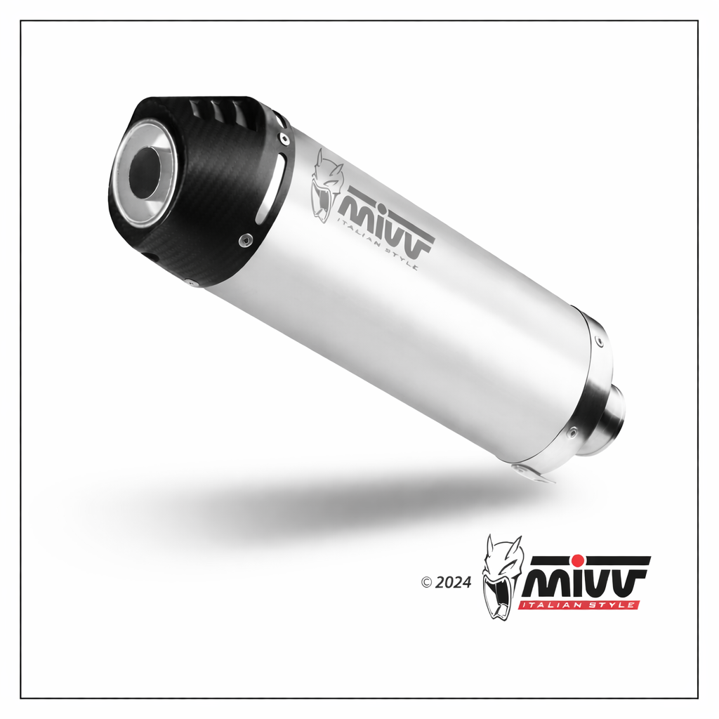 Suzuki SV 650 (2016–2024) MIVV OVAL Titanium – tłumik z homologacją - obrazek 3