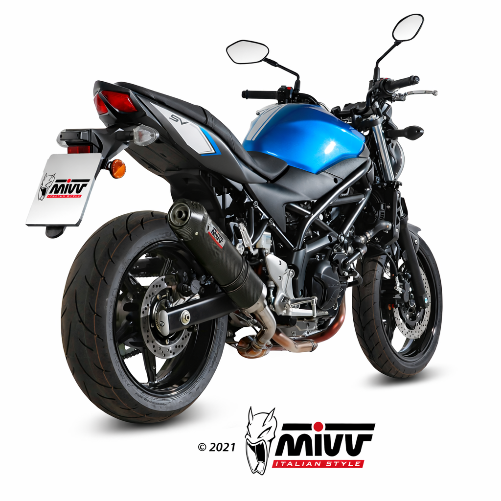 Suzuki SV 650 (2016–2024) MIVV OVAL Carbon – tłumik z homologacją