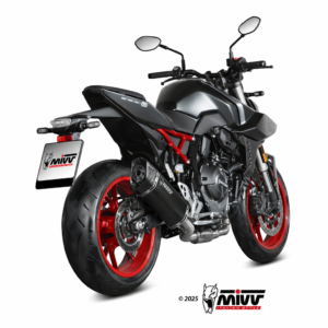 Suzuki GSX-8 S / R (2022–2026) - MIVV SR-1 Inox Nero – układ wydechowy z homologacją